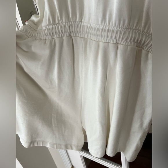 Sweaty Betty After Class Tie Waist Romper - Size 10 - lily white color - NWT - Picture 7 of 8